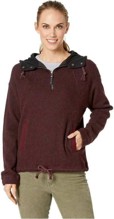 Prana Hartlie Pullover - Women's Small Mulled Wine Heather