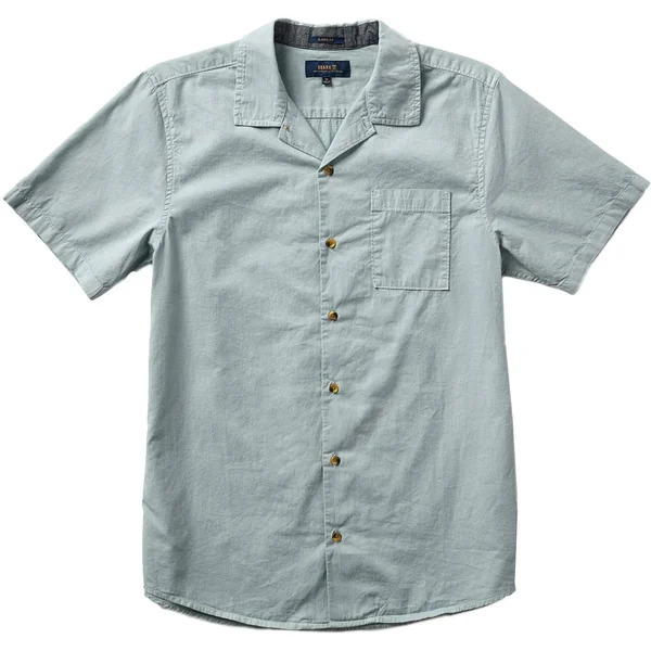 Roark Revival Well Worn Organic Cotton Shirt - Men's Slate Blue, XL