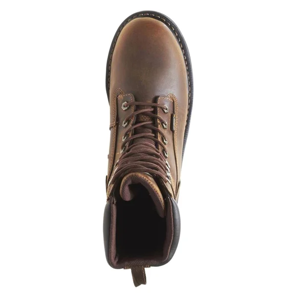 Wolverine 8x22 Brek Durashocks Steel Toe Waterproof Boots, Men's Brown
