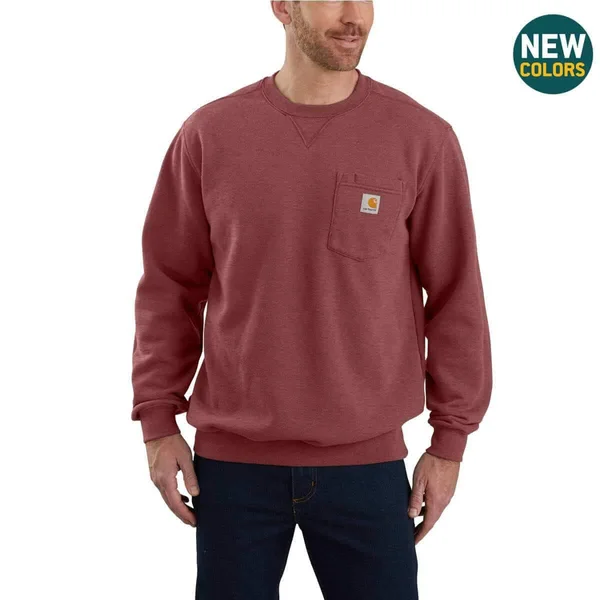 Carhartt Crewneck Pocket Sweatshirt - Men's Black, S