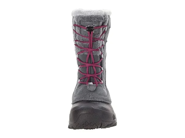 The North Face Youth Shellista Lace IV Boot - 4 - Zinc Grey/Dramatic Plum