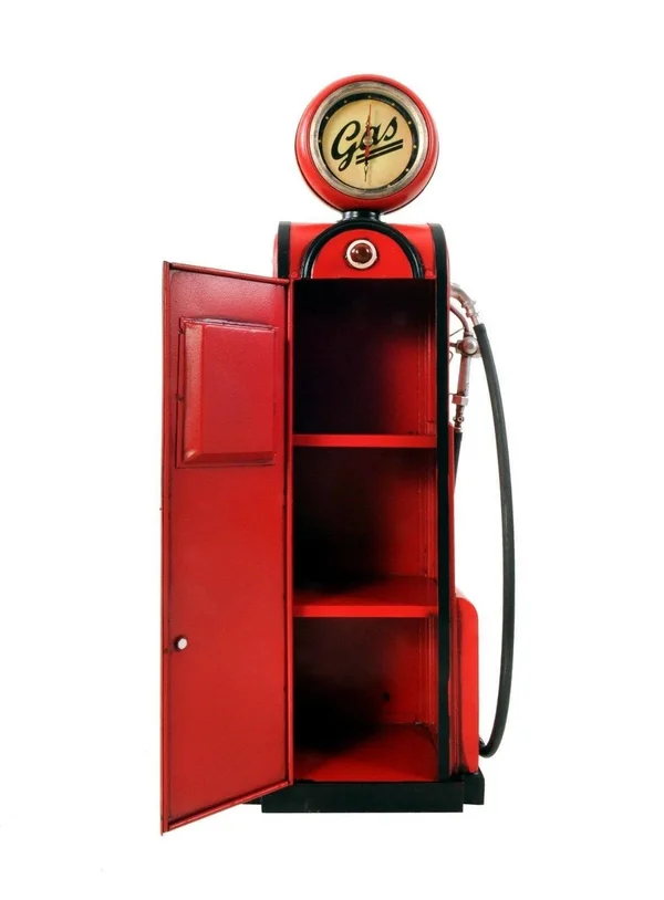 Old Modern Handicrafts AJ012 GAS Pump w/Clock 1:4