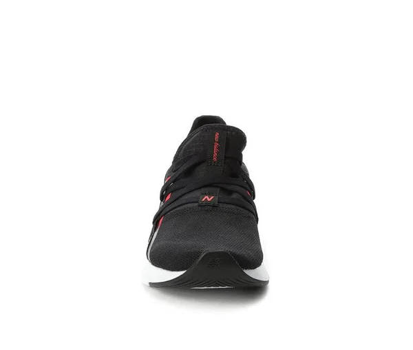 Women's New Balance Beaya Slip-On Training Shoe - Black/Red - Size 8