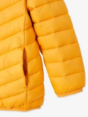 Lightweight Jacket with Hood, for Girls Mustard