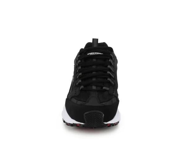 Skechers Mens Stamina Cutback Black Red Size 7.5 - Men's