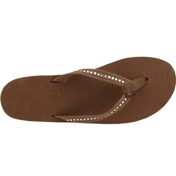 Rainbow Women's Crystal Collection Sandal - Large - Expresso
