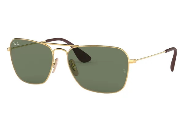 Ray Ban Unisex Sunglasses, Gold