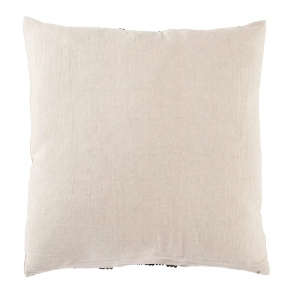 Nikki Chu by Jaipur Living Nova Cream/ Black Stripe Poly Throw Pillow 22x22x22x22