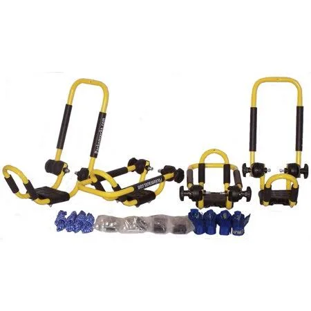 Folding J-Style Kayak Rack Roof Top Rack - 2 Sets -In Many Fun