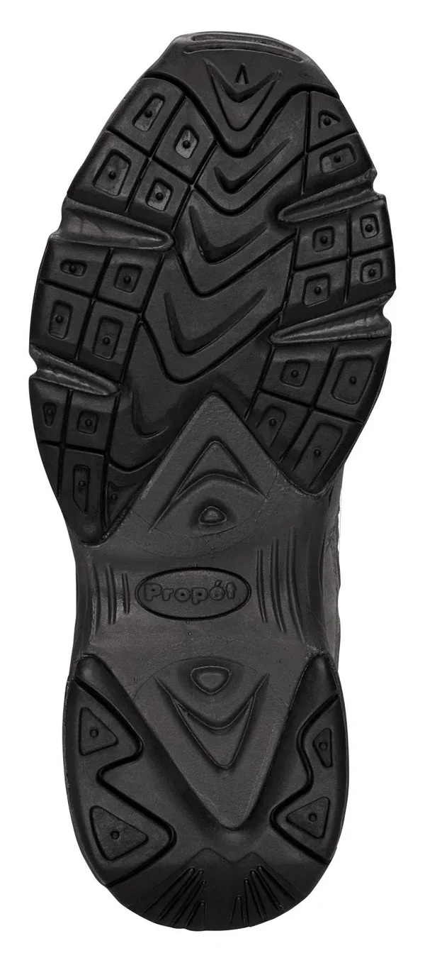 Propet Men's Stability Walker Grey/Black Nubuck 14 D