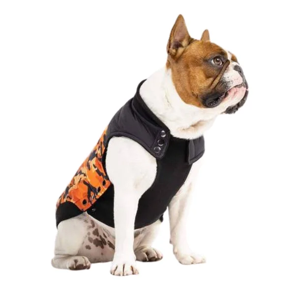 Canada Pooch Summit Stretch Orange Camo Dog Vest 12