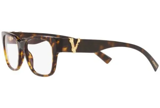 Versace VE3283 Eyeglasses - 52-17-140, 108 Dark Havana