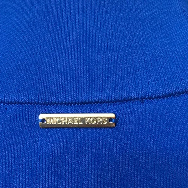 Michael Michael Kors, Bell-Sleeve Dress, Blue, L