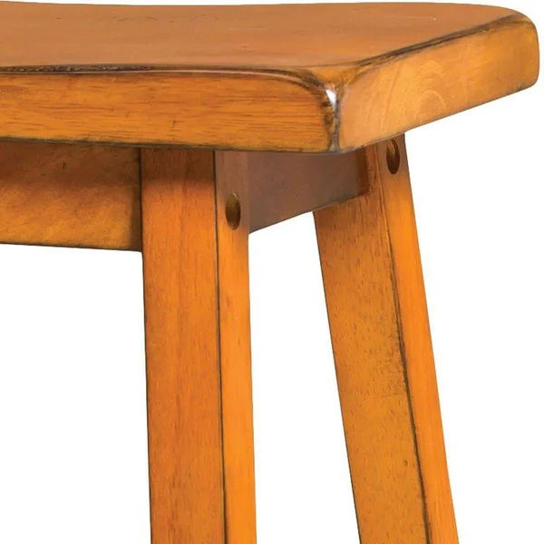 Acme Gaucho Counter-Height Stool - Antique Oak, Set of 2