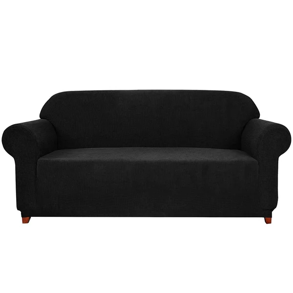 Leroy Plaid Stretch Sofa Slipcover - Subrtex X-Large - Khaki Plaid