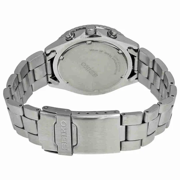 Seiko Men's Stainless-Steel Japanese Quartz Dress Watch - Blue
