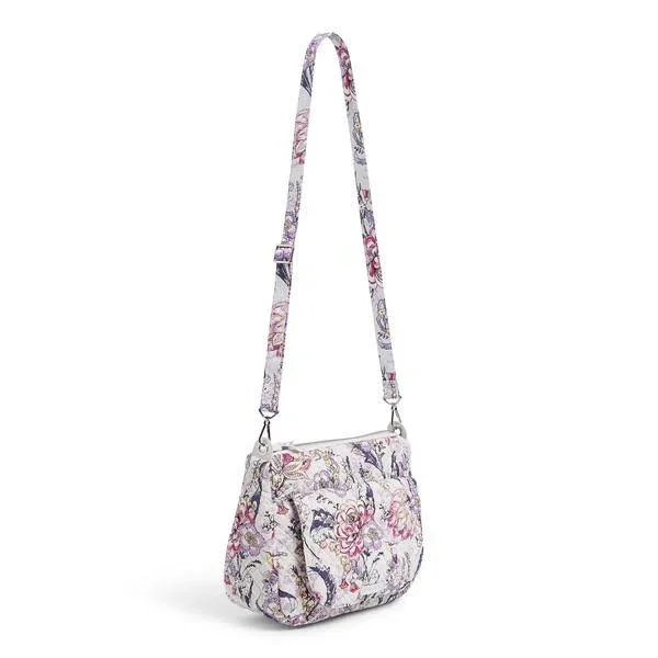 Vera Bradley Carson Shoulder Bag Women in Hummingbird Park Gray