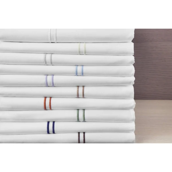 Bellino Fine Linens Manhattan/Hotel Duvet COVER - Size: Queen, Purple