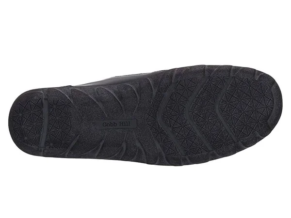 Rockport Women's Cobb Hill Amalie Zipper Slip-On, Size: 9.5, Black Leather