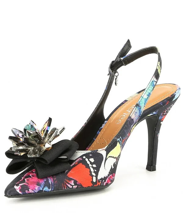J. Renee Women's Denyell Slingback - Size: 7, Black