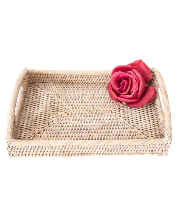 Artifacts Trading Company Rectangular Vanity Tray - Off-White