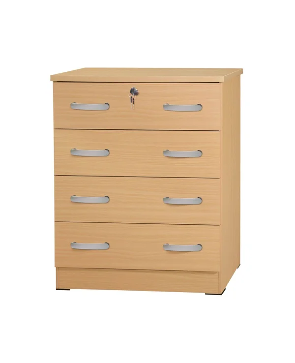 Better Home Products Chest 4 Drawers - White - Manufacture Wood