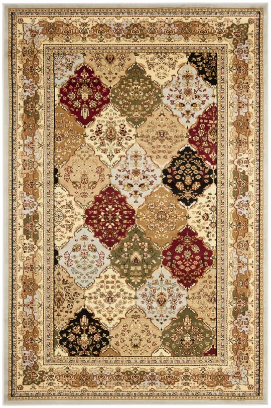 Safavieh Lyndhurst LNH221G 5&3x22 x 7&6x22 Grey, Multi Rug