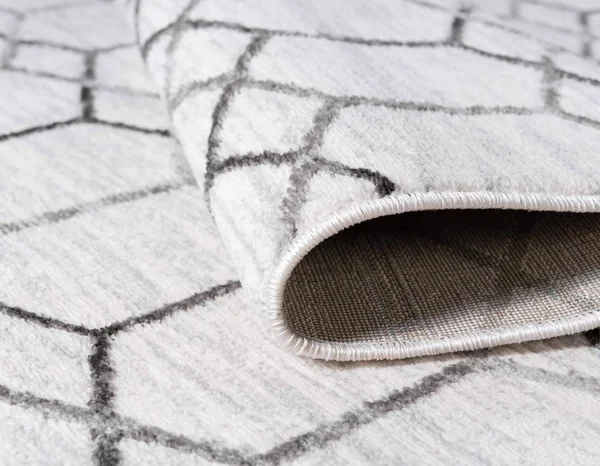 Unique Loom Matrix Trellis Tile Rug - Size: 7& 0 x 10& 0, Gray