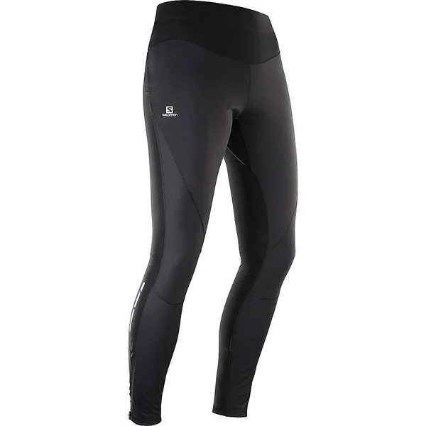 Salomon Women's Trail Runner WS Tight - XS - Black, Black