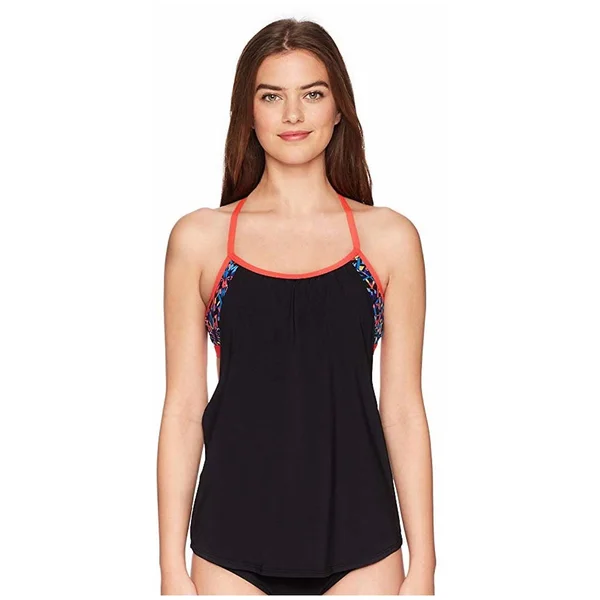 TYR Women's Carnivale Shea 2 in 1 Tank M Black - Multi