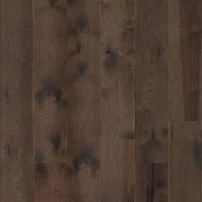 Cali Hardwoods Odyssey Corinth Hickory 7-1/2-in Wide x 1/2-in Thick Wirebrushed Engineered Hardwood Flooring (29.45-sq ft) in Br