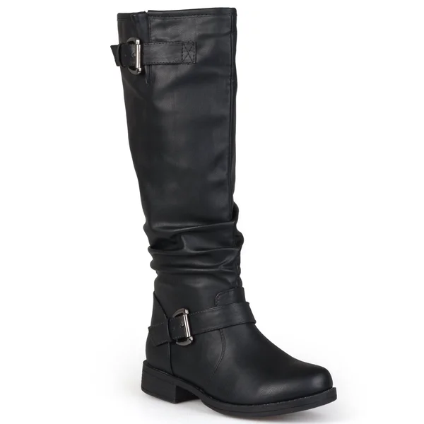 Journee Collection Women's Wide Calf Stormy Boot - Black