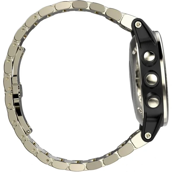Garmin Fenix 5S Sapphire - Champagne with Metal Band