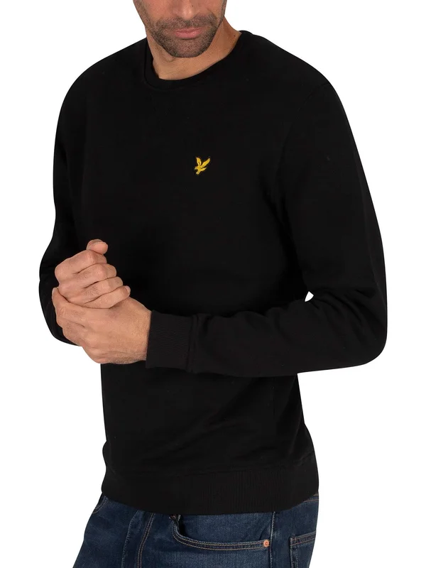 Lyle and Scott Crew Neck Sweatshirt Black