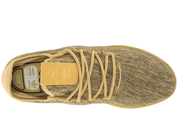 adidas Originals Kids Pw Tennis Hu J Big Kid Pyrite/Chalk White 3.5 Big Kid M