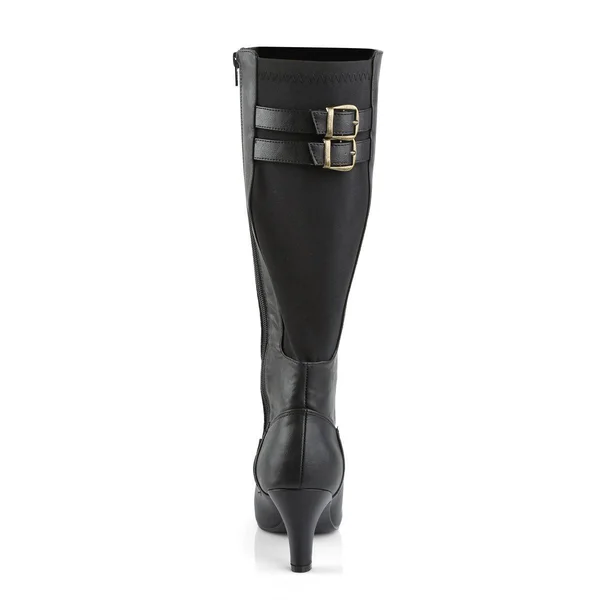 Pleaser Pink Label DIVINE-2018 - 3x22 Knee Boot - Brown 12