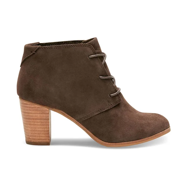 Toms Womens Lunata Lace Up Chukka Ankle Boots - UK 8