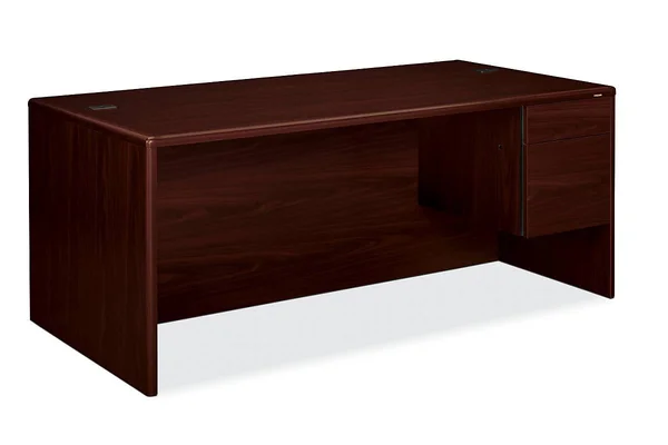 HON 10700 Series Single Right Pedestal Desk