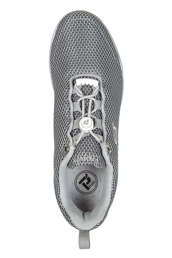Propet Women's TravelFit Prestige Silver/Black 9.5 W