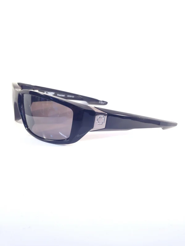 Spy Dirty Mo Sunglasses - Black - Happy Bronze Polar, Black Mirror