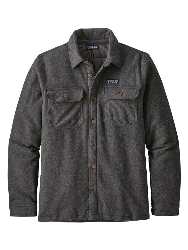 Patagonia Insulated Fjord Flannel Jacket - Men's Forge Grey, L