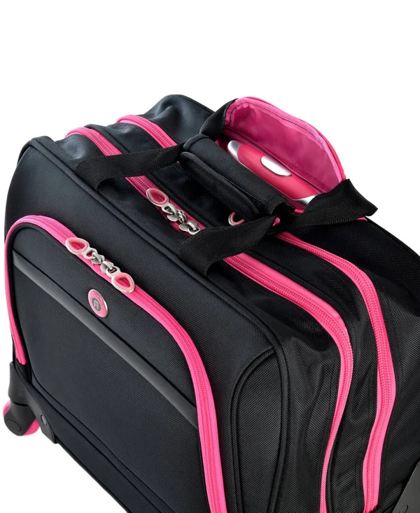 Olympia USA Hover Spinner Rolling Tote - Pink
