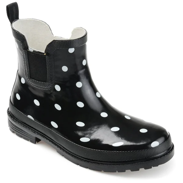Journee Collection Women's Tekoa Rain Boot Dot 8.5
