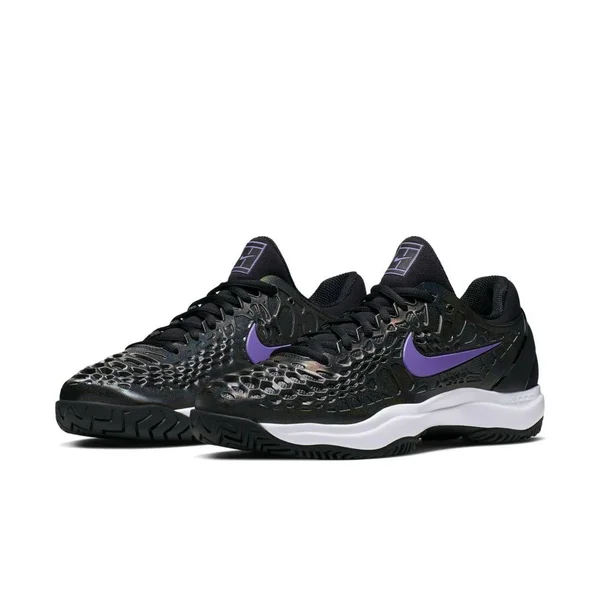 Nike Men's NikeCourt Zoom Cage 3 Tennis Shoes - Size: 8.5, Black