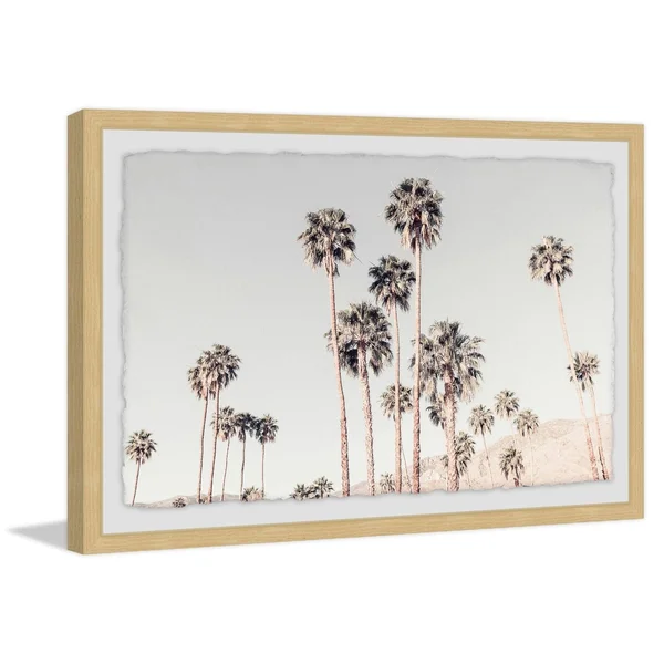 Palm Tree Overload Framed Painting Print