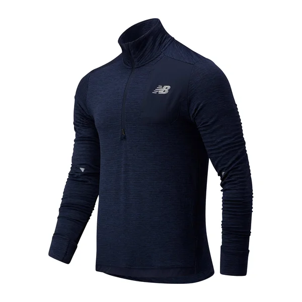 New Balance Men's Impact Run Grid Back Half Zip