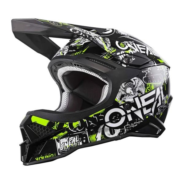 O&Neal 3 Series Attack Helmet - Black/Neon Yellow - XL