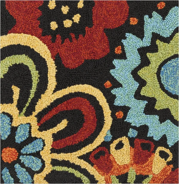 Surya Storm SOM-7707 Black Area Rug 5& x 7&6x22