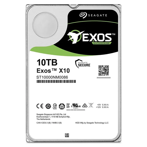 Seagate Exos 7E2 1 TB Internal HDD - 3.5x22 - ST1000NM0008 - SATA 6Gb/s - 7, 200 rpm