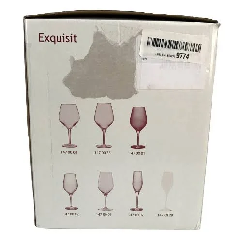 St鰈zle Set of 6 Red Wine Glasses Large 480ml Lead Free Crystal